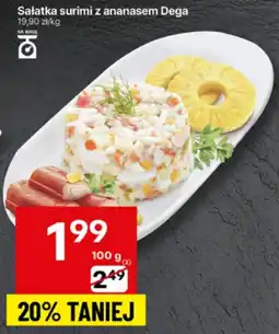 Delikatesy Centrum Sałatka surimi z ananasem Dega 100g oferta