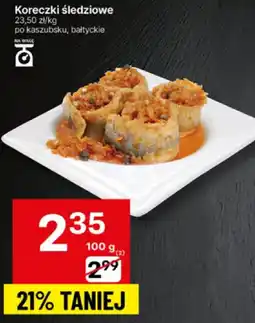 Delikatesy Centrum Koreczki śledziowe 100g Delikatesy Centrum oferta