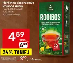 Delikatesy Centrum Herbata Herbatka ekspresowa Rooibos Astra 30g oferta