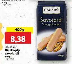 Lidl ITALIAMO Biszkopty savoiardi oferta