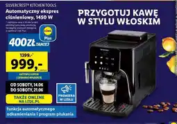 Lidl SILVERCREST KITCHEN TOOLS Automatyczny ekspres ciśnieniowy, 1450 W oferta