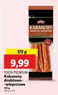 Lidl PIKOK PREMIUM Kabanosy drobiowo-wieprzowe oferta