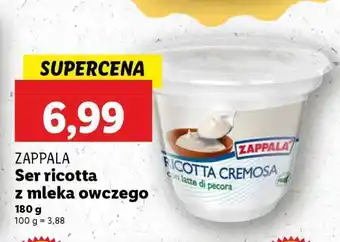 Lidl ZAPPALA Ser ricotta z mleka owczego oferta