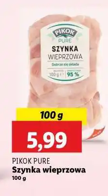Lidl PIKOK PURE Szynka wieprzowa oferta