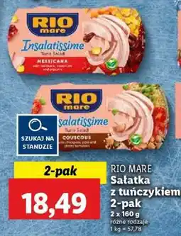 Lidl RIO MARE Sałatka z tuńczykiem, 2-pak oferta