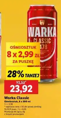 Lidl Warka Classic oferta