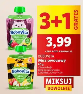 Lidl BOBOVITA Mus owocowy oferta