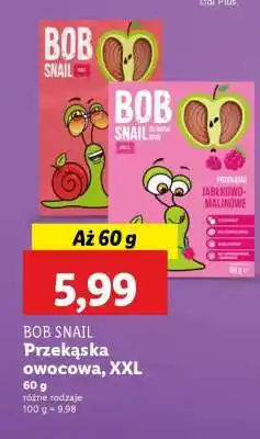 Lidl BOB SNAIL Przekąska owocowa, XXL oferta