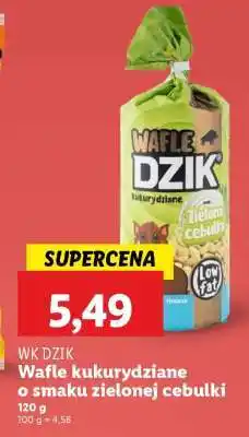 Lidl WK DZIK Wafle kukurydziane o smaku zielonej cebulki oferta