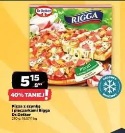 Netto Pizza z szynką i pieczarkami Rigga oferta