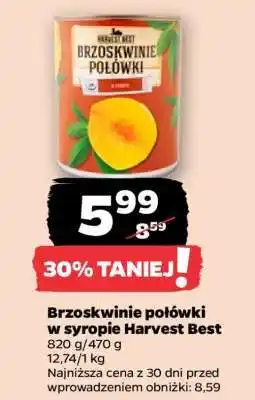 Brzoskwinie połówki w syropie Harvest Best
