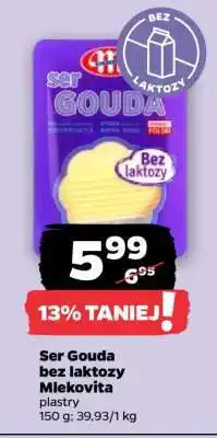 Netto Ser Gouda bez laktozy Mlekovita oferta