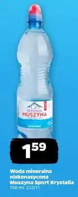 Netto Woda mineralna Muszyna Sport Krystalia oferta
