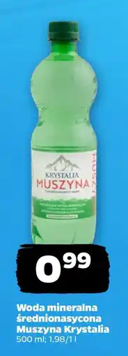 Netto Woda mineralna średnionasycona Muszyna Krystalia oferta