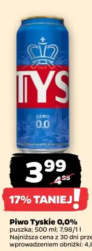 Netto Piwo Tyskie 0,0% oferta