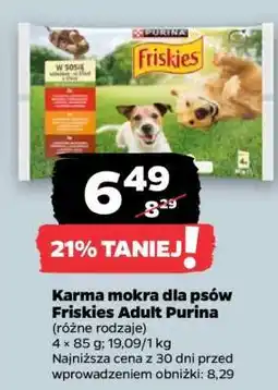 Netto Karma mokra dla psów Friskies Adult Purina oferta