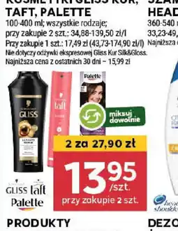 Stokrotka Kosmetyki Gliss Kur, Taft, Palette oferta