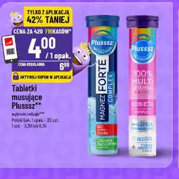 Tabletki musujące Plusssz