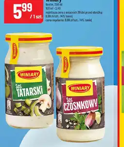 Polomarket Sos czosnkowy lub tatarski Winiary oferta