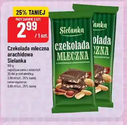 Polomarket Czekolada mleczna arachidowa Sielanka oferta
