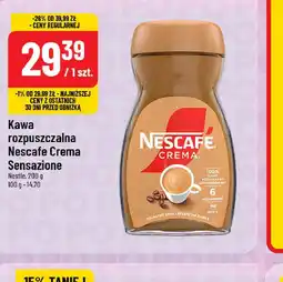 Polomarket Kawa rozpuszczalna Nescafe Crema Sensazione oferta