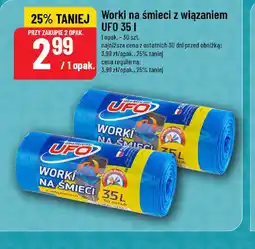Polomarket Worki na śmieci z wiązaniem UFO 35 l oferta