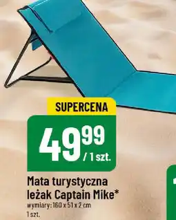 Polomarket Mata turystyczna leżak Captain Mike oferta