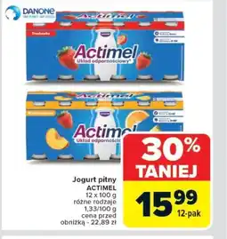 Carrefour Jogurt pitny Actimel oferta
