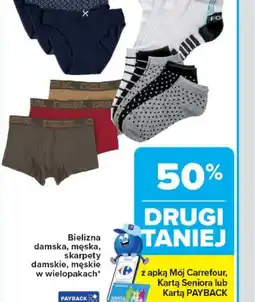 Carrefour Bielizna, skarpety oferta