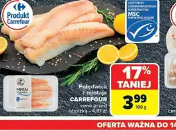 Carrefour Polędwica z mintaja Carrefour oferta