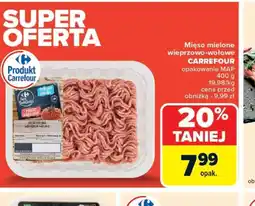 Carrefour Mięso mielone wieprzowo-wołowe Carrefour oferta