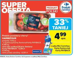 Carrefour Polskie pomidory cherry Carrefour oferta