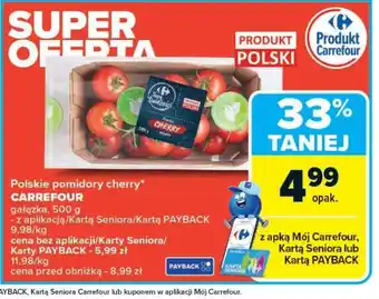 Carrefour Polskie pomidory cherry Carrefour oferta