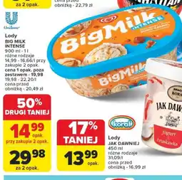 Carrefour Lody Big Milk Intense oferta