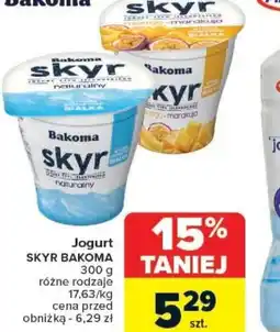 Carrefour Jogurt Bakoma Skyr oferta