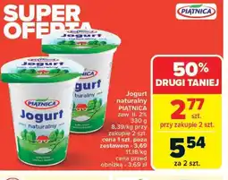 Carrefour Jogurt naturalny Piątnica oferta