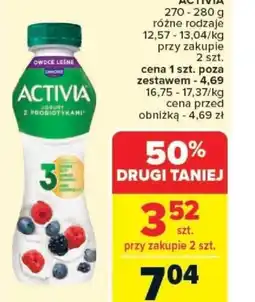 Carrefour Jogurt pitny Activia oferta