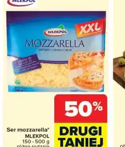 Carrefour Ser mozzarella Mlekpol oferta