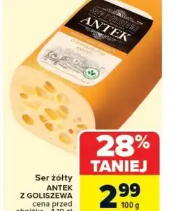 Carrefour Ser żółty Antek z Goliszewa oferta