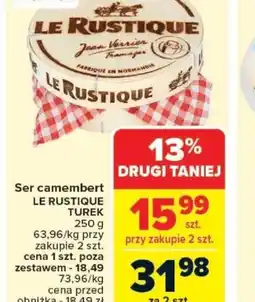 Carrefour Ser camembert Le Rustique Turek oferta