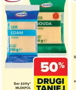 Carrefour Ser żółty Mlekpol oferta