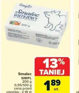 Carrefour Smalec Simpl oferta