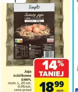 Carrefour Jaja ściółkowe Simpl oferta