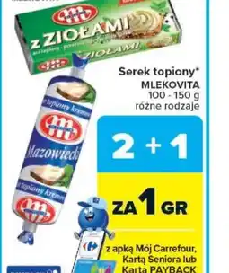 Carrefour Serek topiony Mlekovita oferta