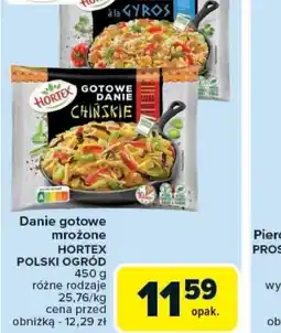 Carrefour Danie gotowe mrożone Hortex oferta