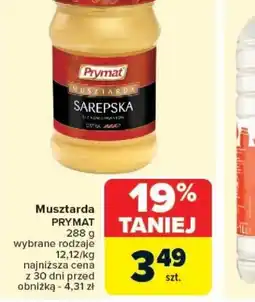Carrefour Musztarda Prymat oferta
