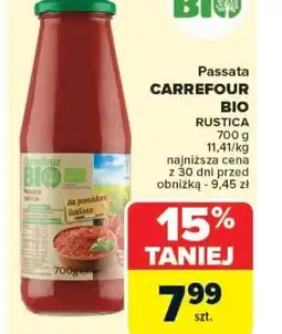 Carrefour Passata Carrefour Bio Rustica oferta