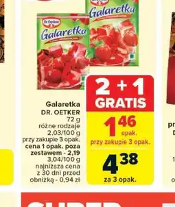 Carrefour Galaretka Dr. Oetker oferta