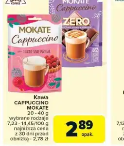 Carrefour Kawa Cappuccino Mokate oferta