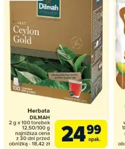 Carrefour Herbata Dilmah Ceylon Gold oferta